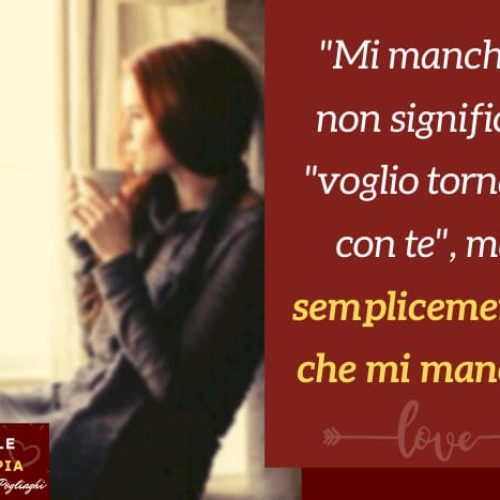la mia ex mi pensa ancora
